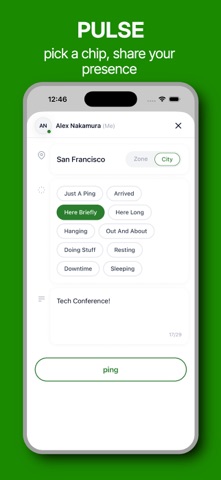 Ping: Check In With People screenshot