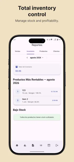 Sales Notes · Notas de Venta screenshot 4