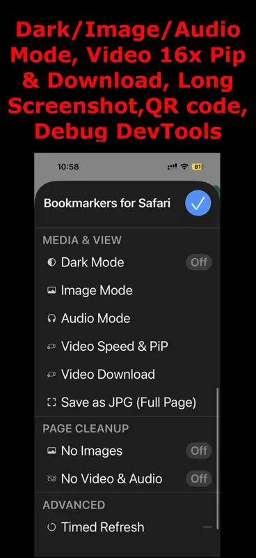 Bookmarkers for Safari screenshot 7 of 10