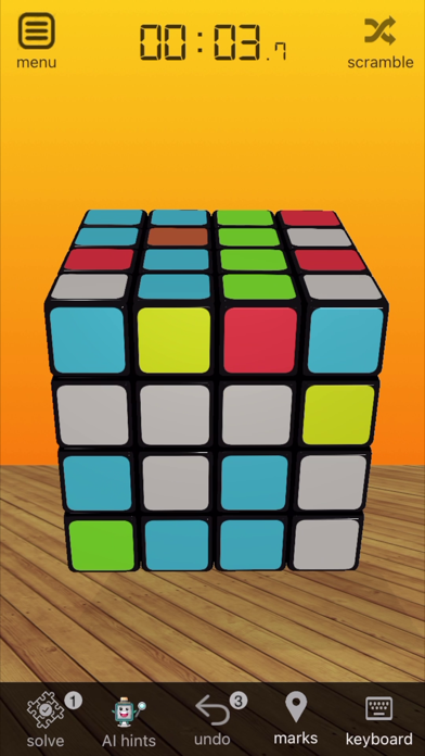 3D toy Cube Solver Screenshot