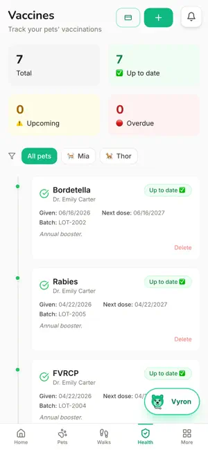 PetLife: Pet Health & Vaccines screenshot 2