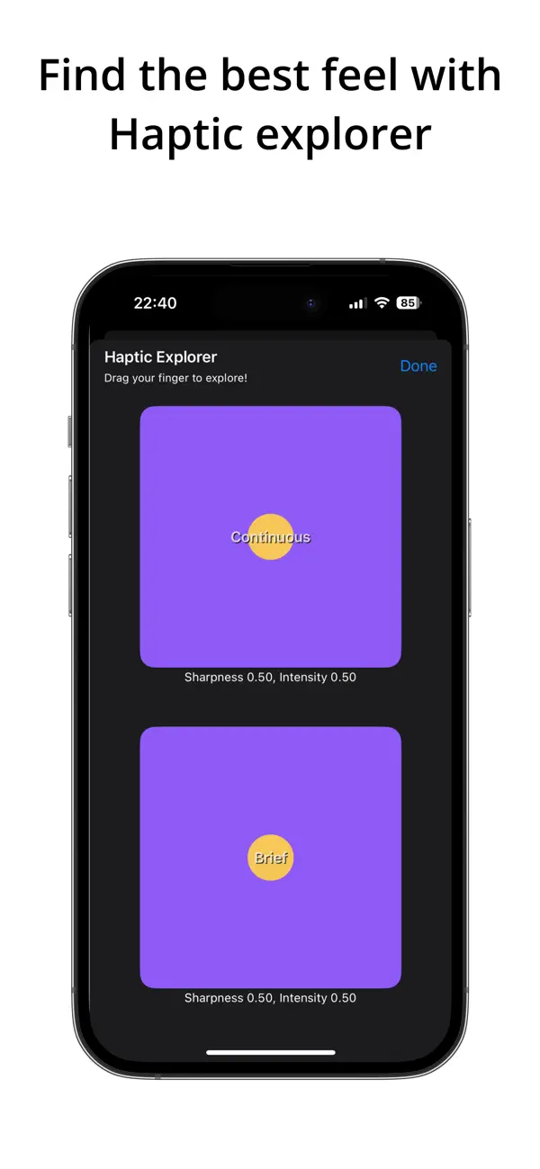 #5. Haptic Pro (iOS) De: Vedprakash Wagh