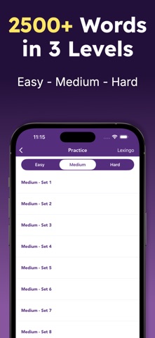 GRE Vocabulary Flashcards 2025 iPhone screenshot