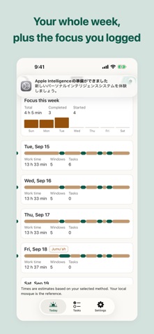 Waqtain: Prayer Day Planner Screenshot 3 of 10