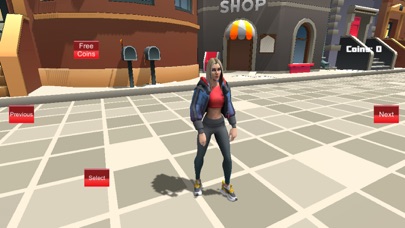 Rope Flying - Girl Super Hero Screenshot