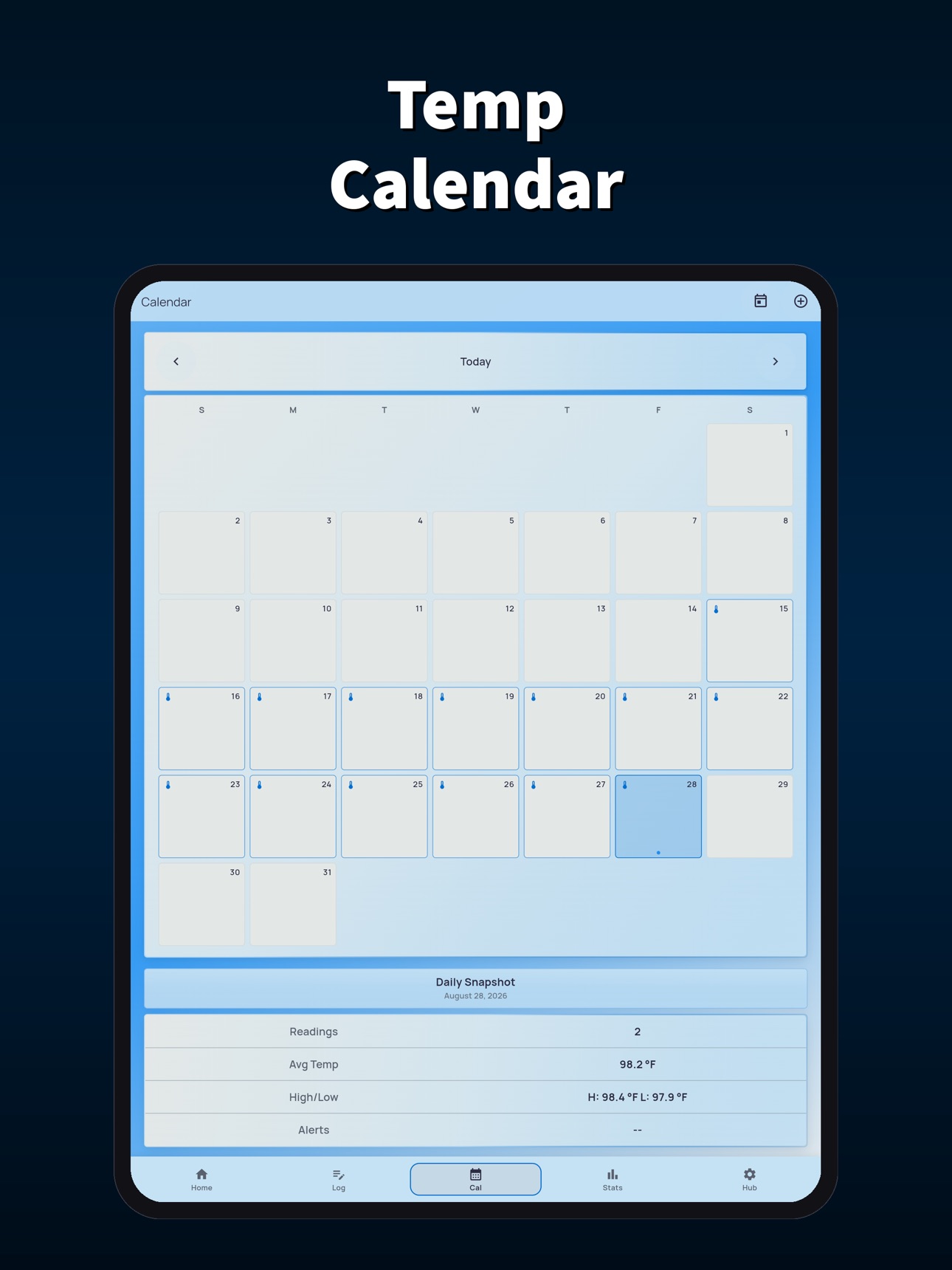 Screenshot 8 of TempBuddy App