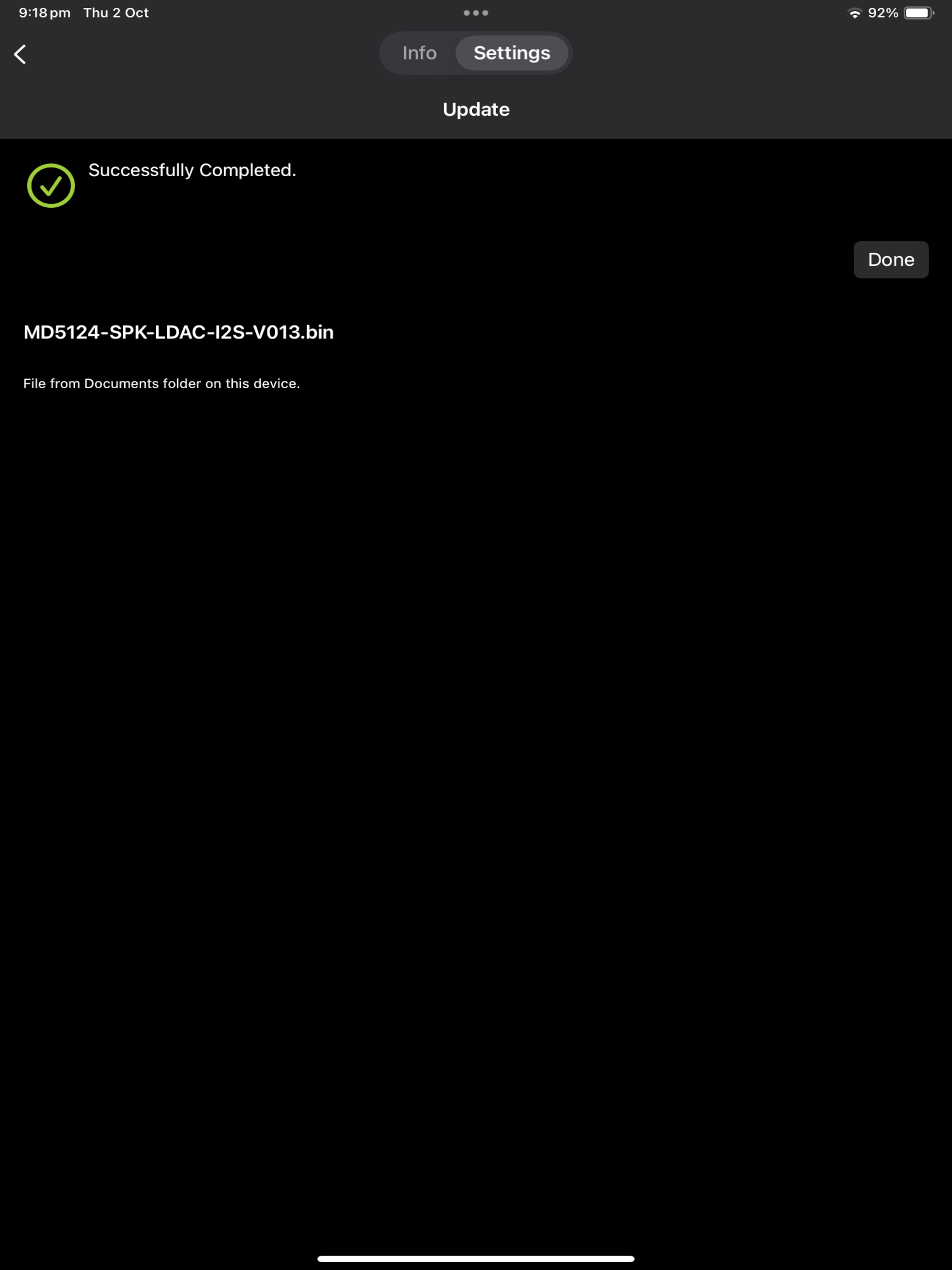miniDSP BT Update screenshot 10
