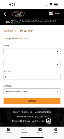 FNBBC Mobile Banking Screenshot 4 of 5