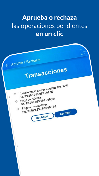 Mercantil Empresas iPhone screenshot 7 - Finance app