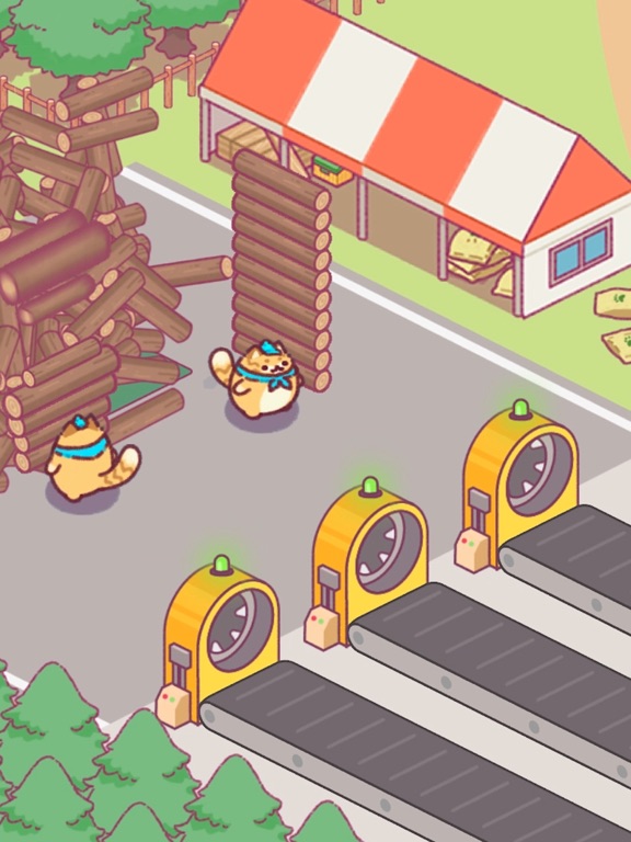 Screenshot #4 for Idle Lumbercat - Wood Games