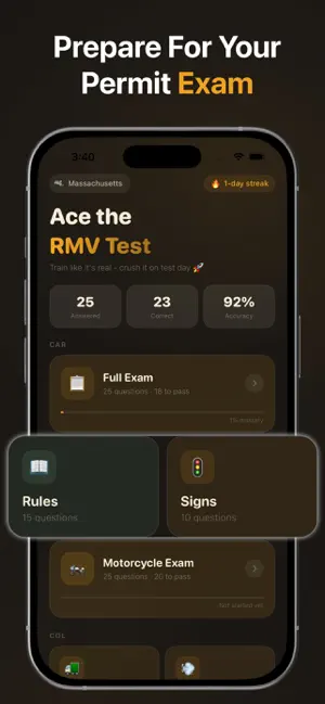 Massachusetts RMV Prep Test MA screenshot 4