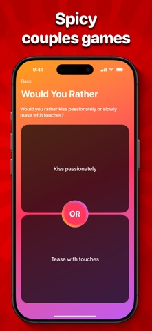 Spicy Would You Rather? Screenshot 1 of 5