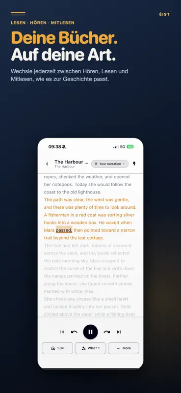 Éist: PDF/Ebook to Audiobook screenshot 7 of 7