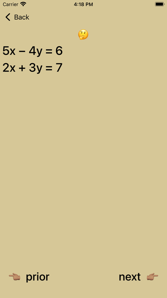 #8. Simultaneous Linear Equations (iOS) 由: Walter Kissach