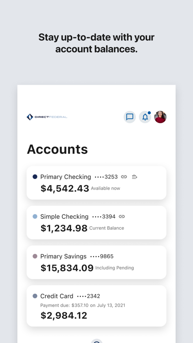 Direct Federal Credit Union Screenshot