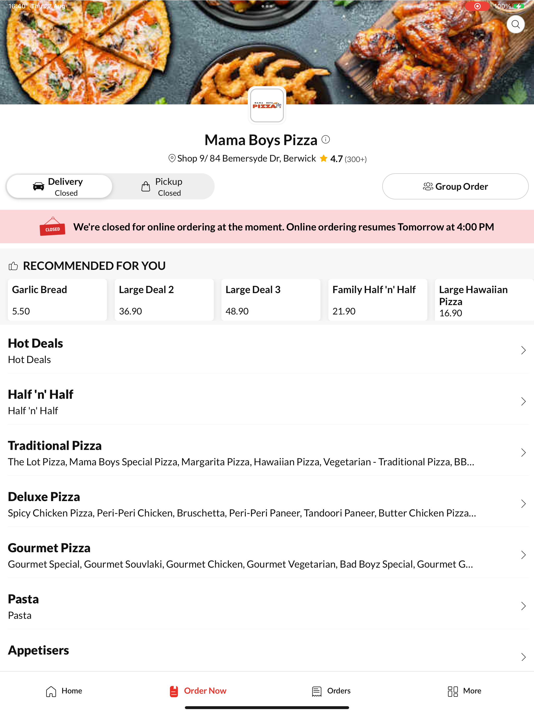 Mama Boys Pizza screenshot 6