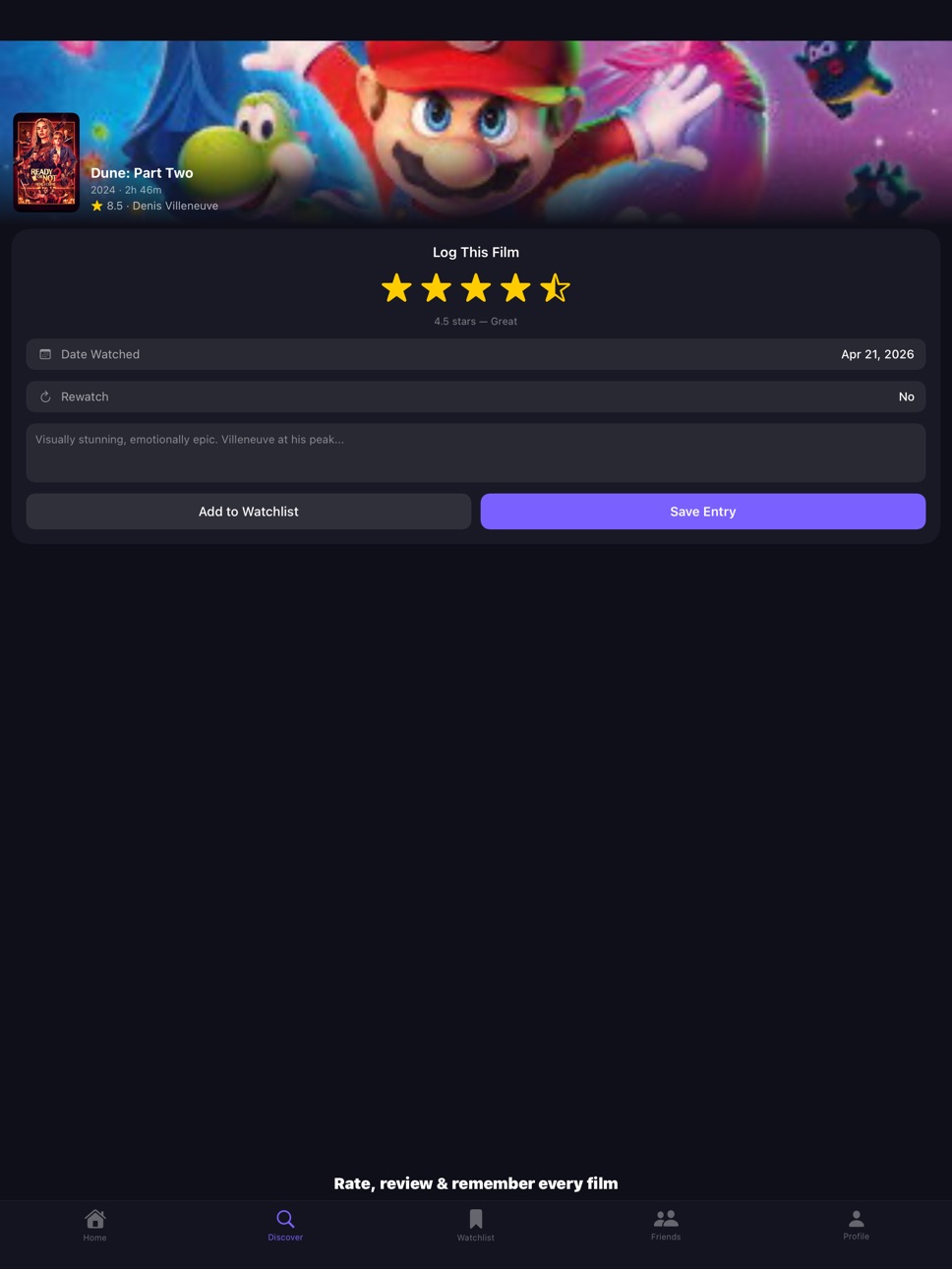 iPad screenshot