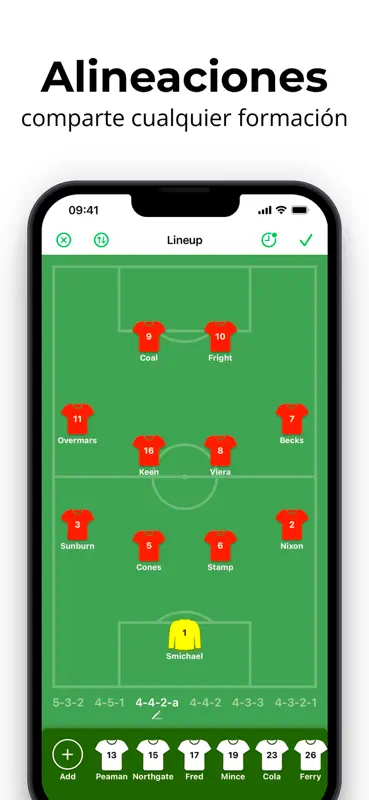 Alineacion Futbol screenshot 1 of 7