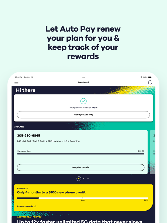 Screenshot #6 pour My Total Wireless: Account App
