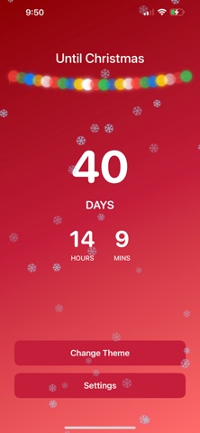 Christmas Countdown Magic iPhone screenshot