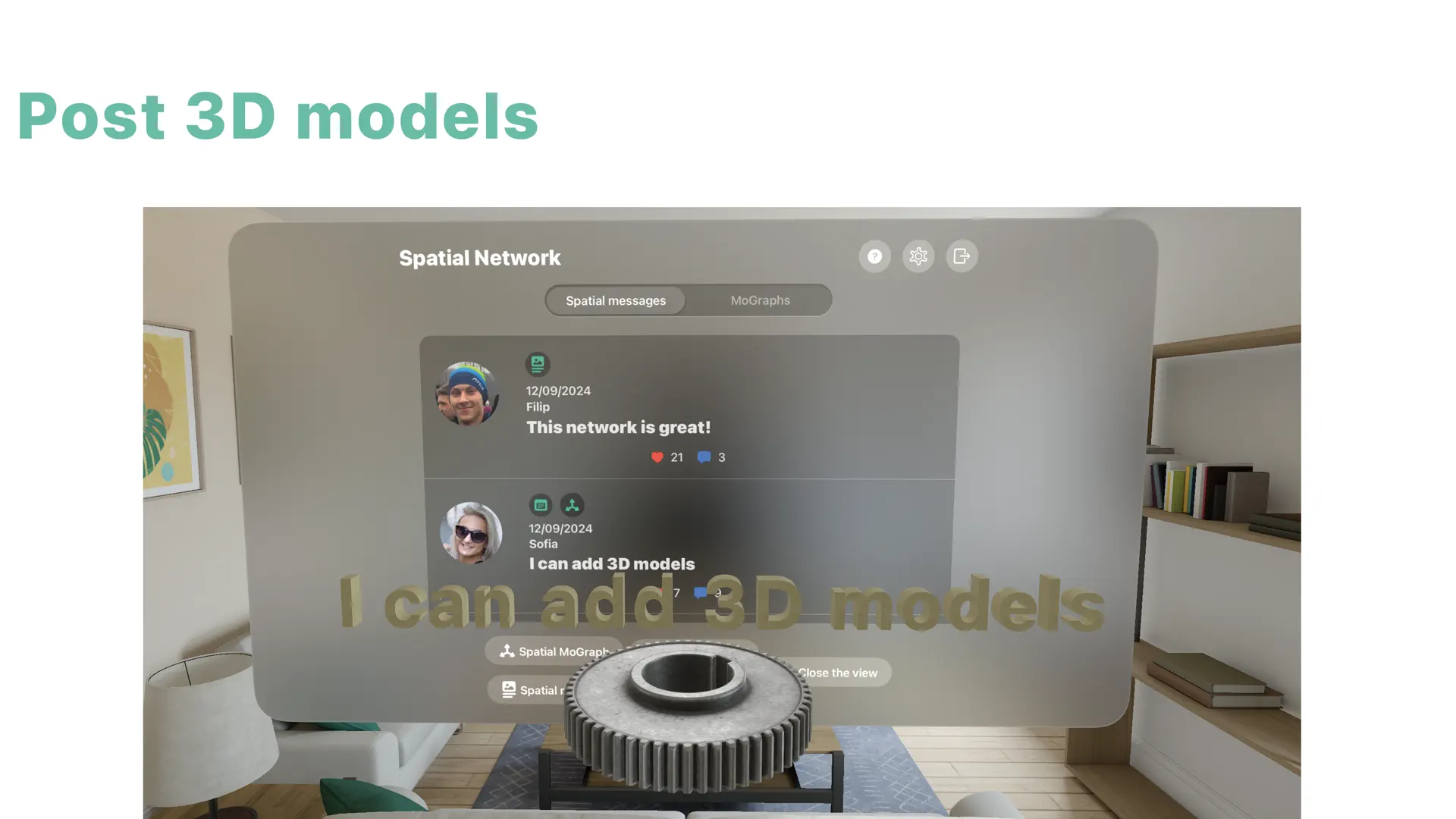 Spatial Network screenshot 2