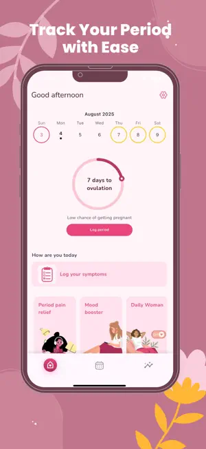 Period tracker - pregnancy app screenshot 1