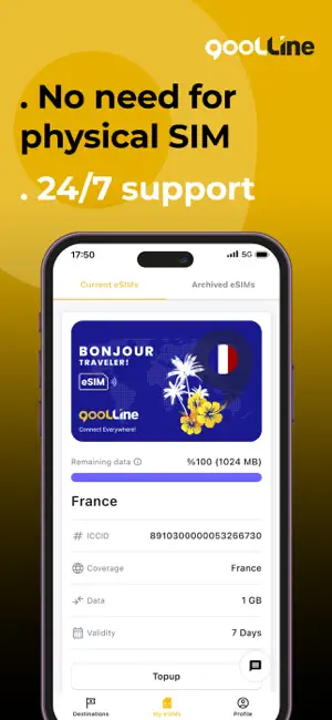 Qoolline: Travel eSIM & Data screenshot 3