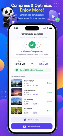 Compress Video – Reduce Size iPhone screenshot