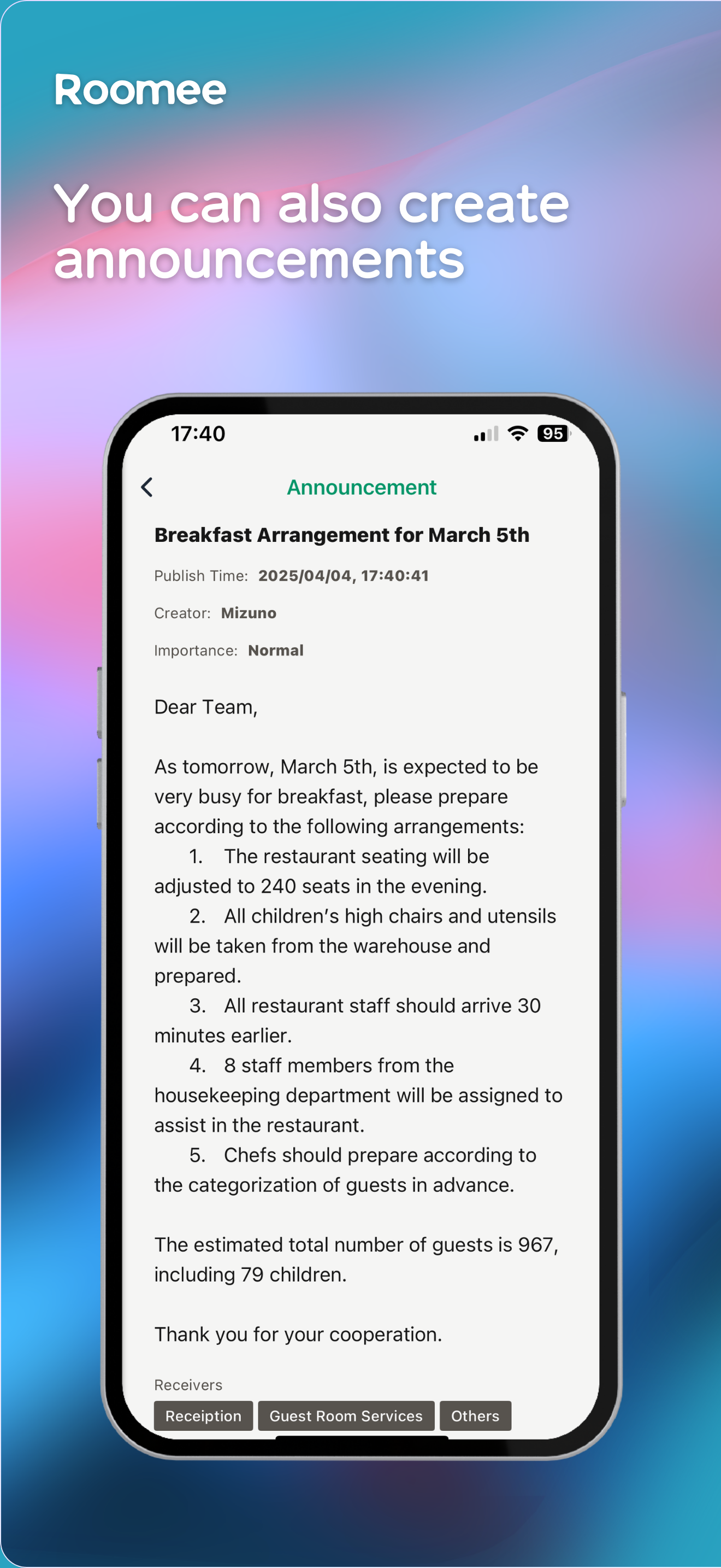 Roomee - Hospitality AI