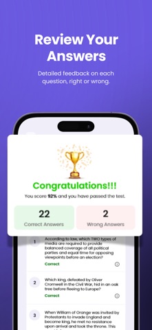 BritzLife: Life In The UK Test screenshot
