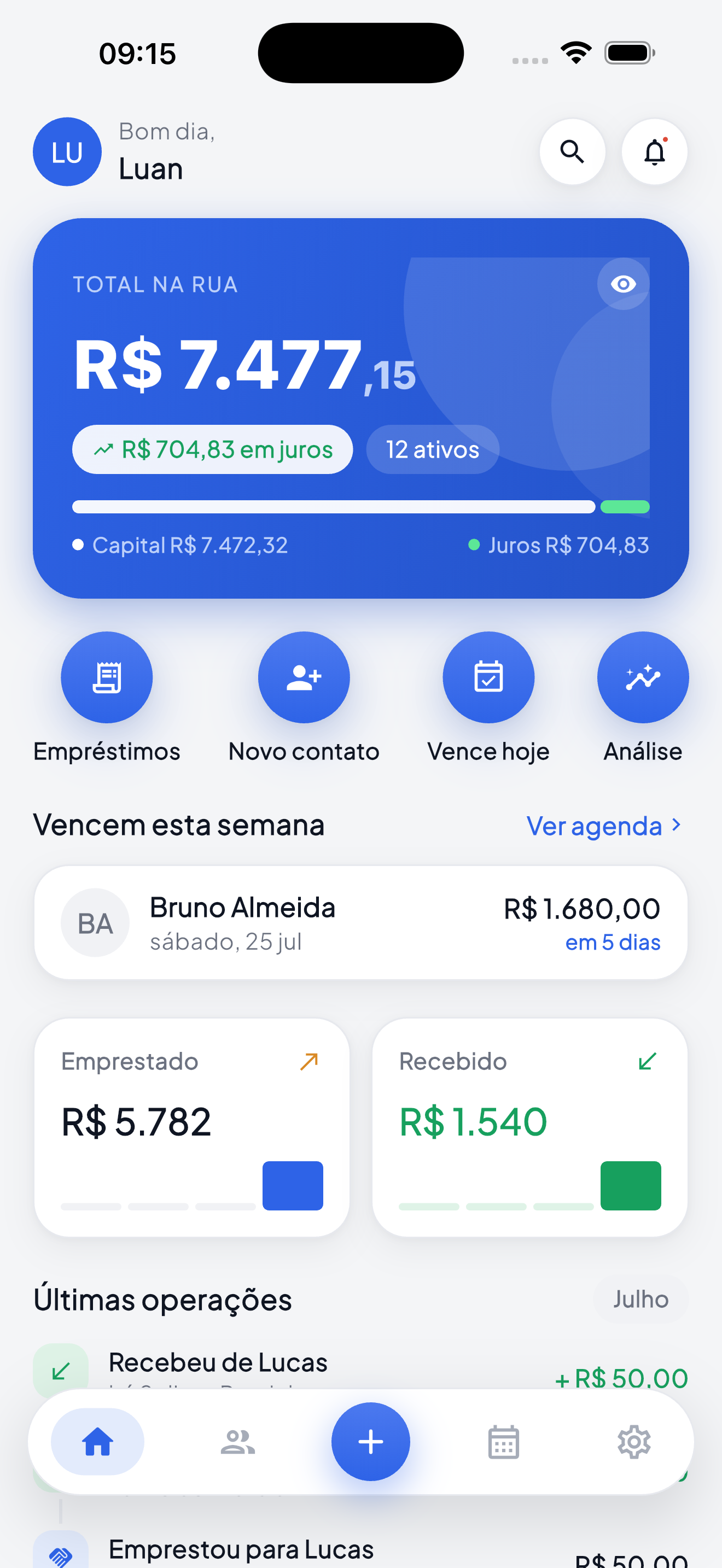 Gestão de Empréstimo Online screenshot 1