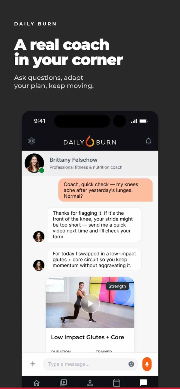 Screenshot #2 pour Daily Burn: Home Workouts