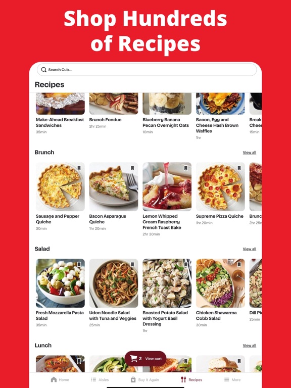 Cub Grocery & Liquor iPad screenshot 1 - Shopping app