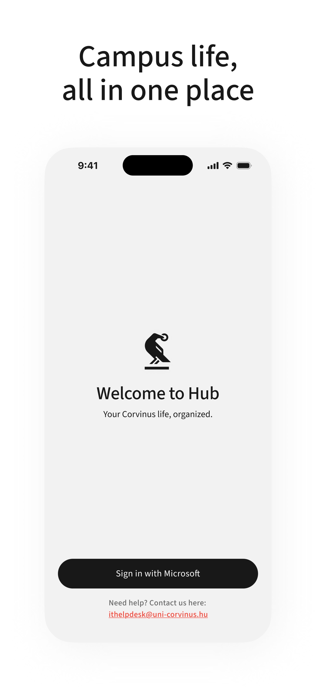Screenshot 1 of Corvinus Hub