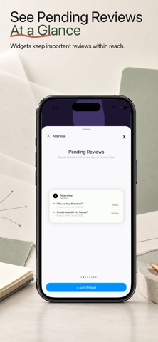 Afterwise - Decision Journal Screenshot 5 of 5