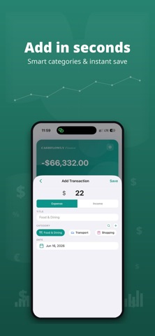 Cashflowly Expense Tracker Screenshot 2 of 4