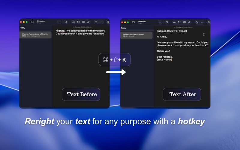 PromptK app screenshot