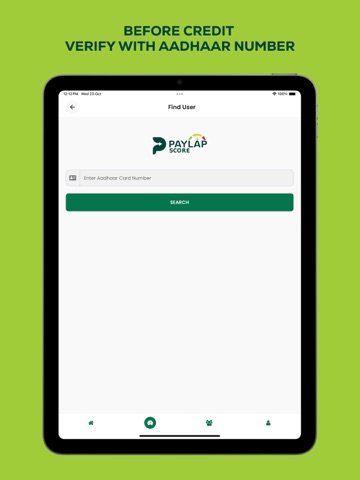 PAYLAP score iPad screenshot
