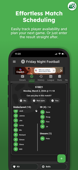 Our League App Screenshot 1 of 8