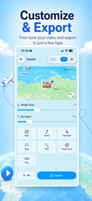 Travel Map Animation - MapAnim screenshot