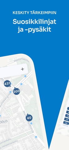 Dösät - Bussit kartalla screenshot