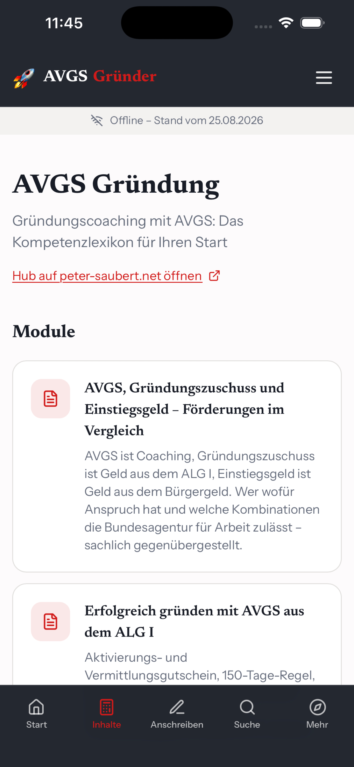 AVGS Gründer screenshot 3