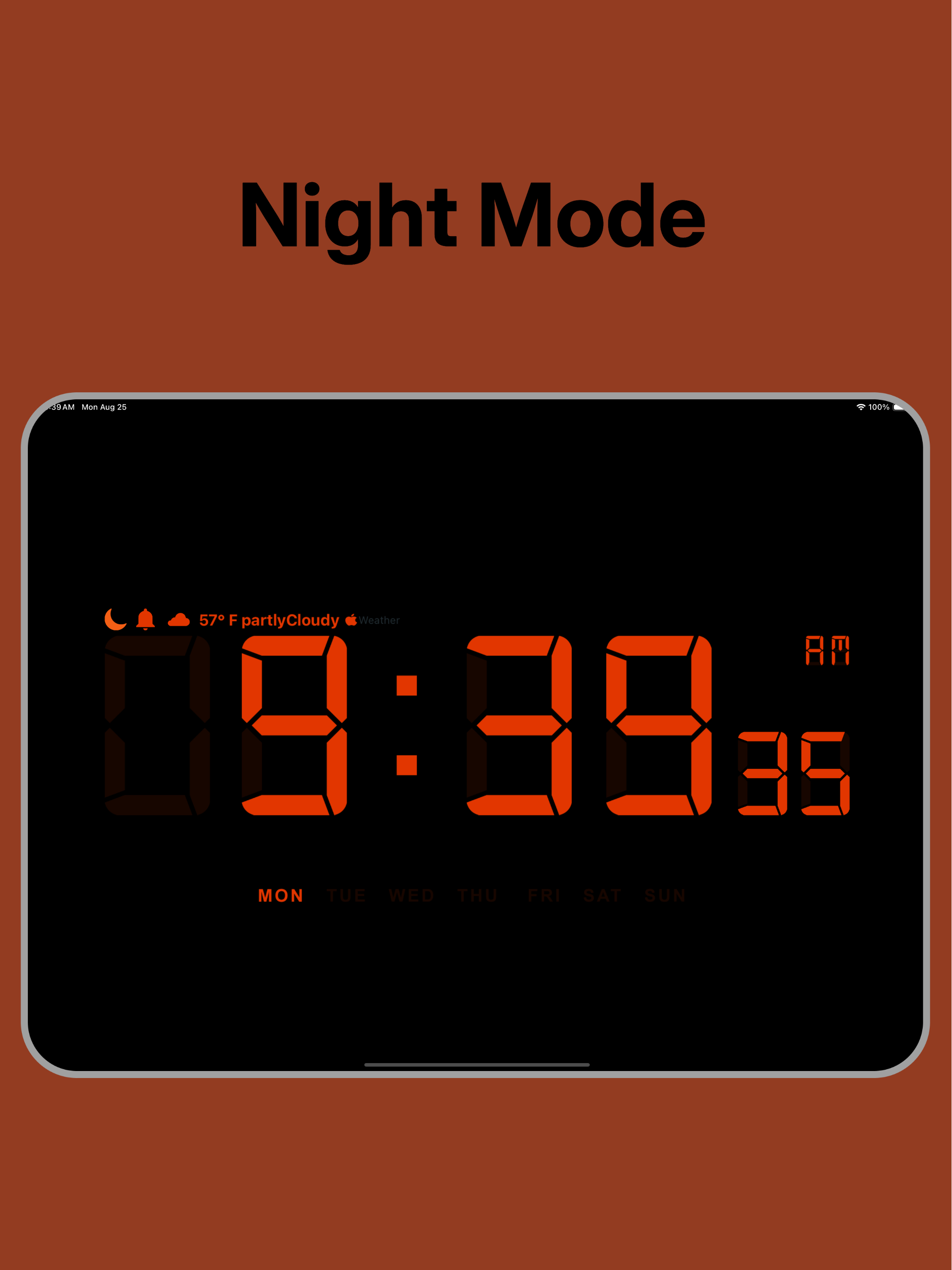 Digital Weather Clock-Desk screenshot 6