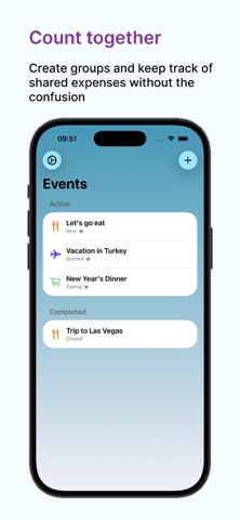 WeCount: Shared Expenses screenshot