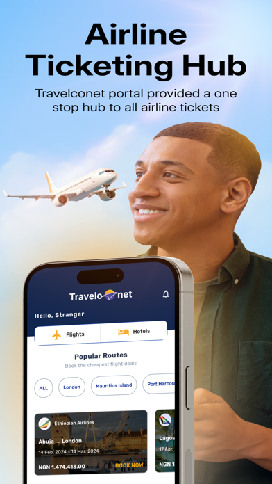 Travelconet: Flights & Hotels app screenshot