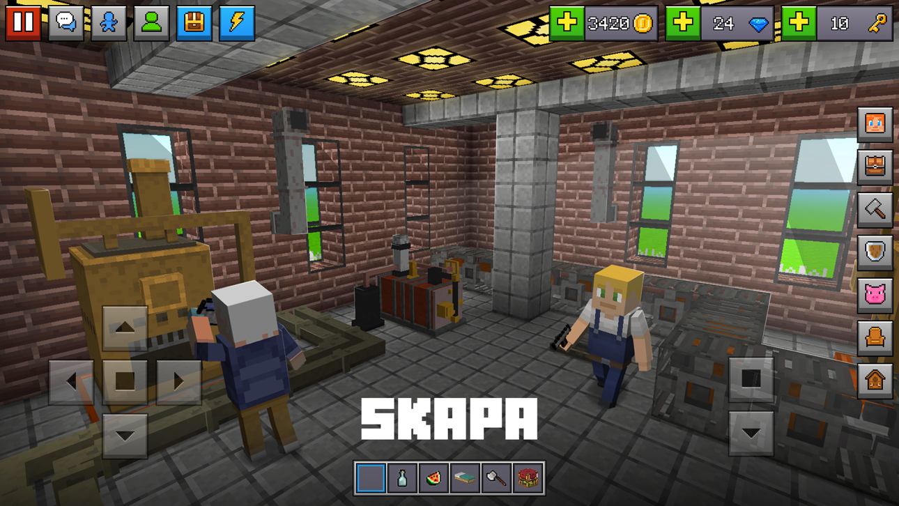 Block World 3D: Craft & Build Hack screenshot 1 - iOS game interface