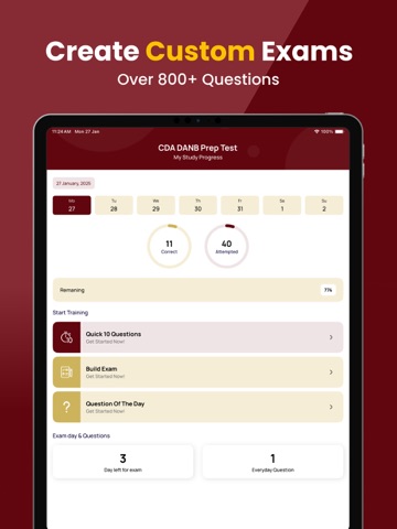 CDA DANB Practice Test & Exam iPad screenshot