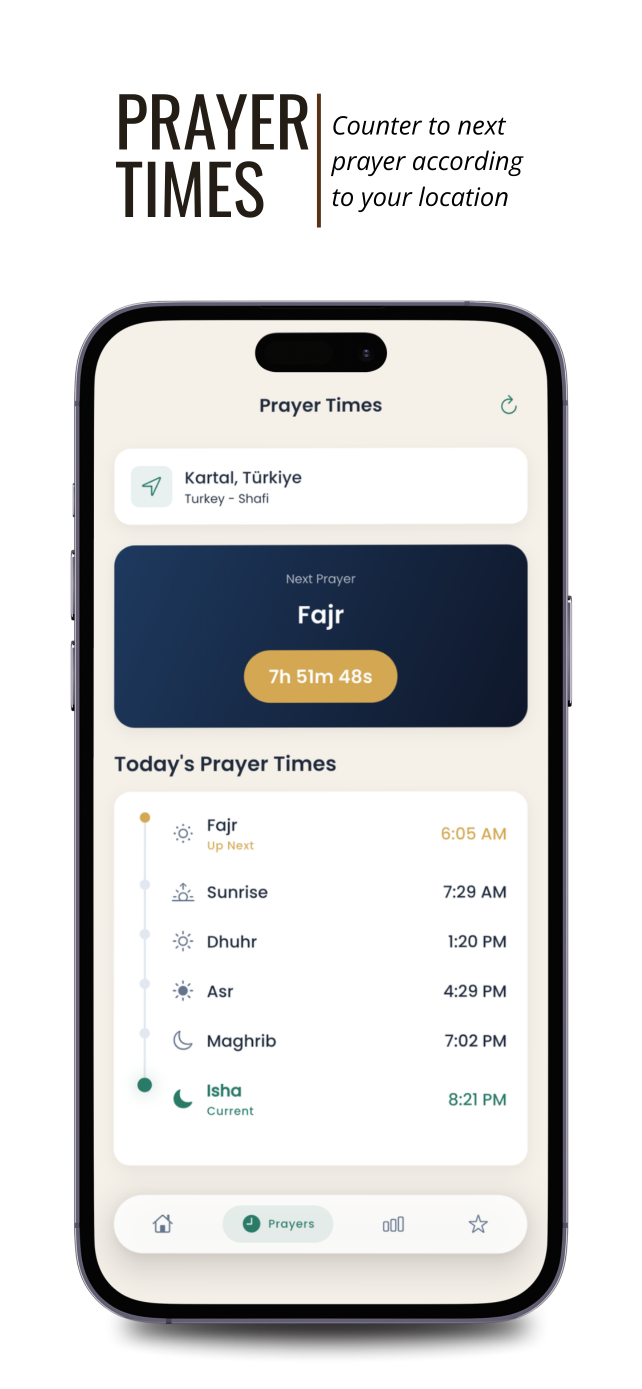 Prayer Tracker & Daily Hadith