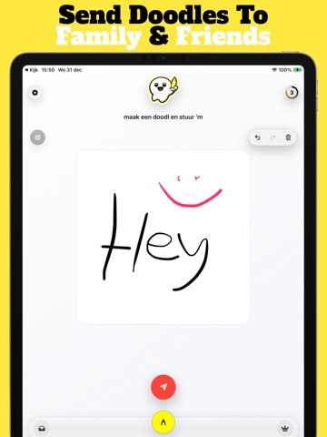 DOODL: send doodles to friends iPad screenshot