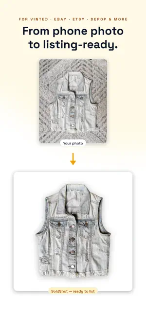 SoldShot: Product Photo Studio screenshot 1